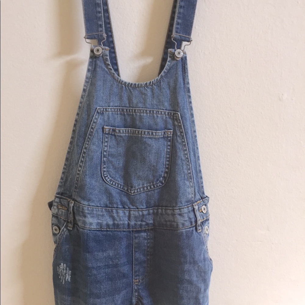 Zara boyfriend overalls, size xs run big